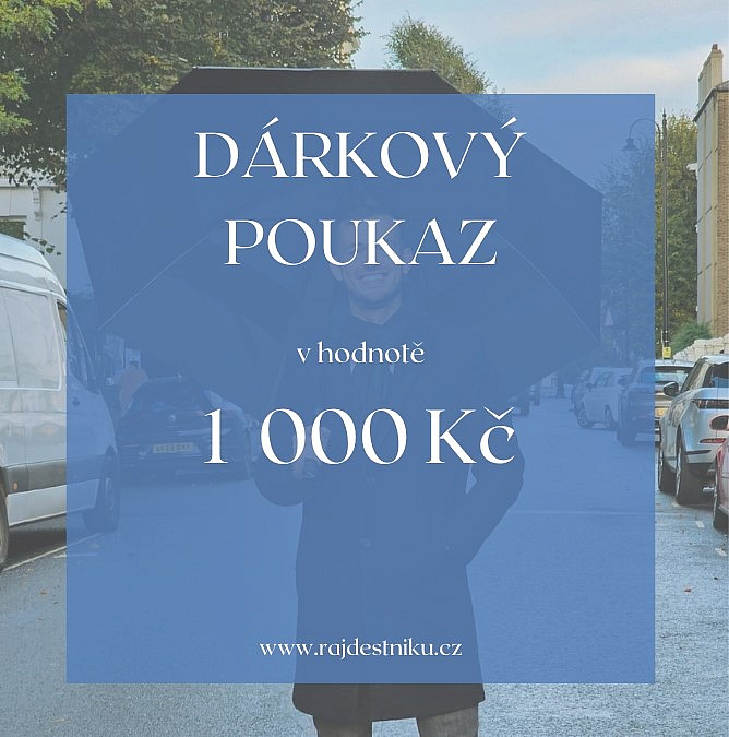 Dárkový poukaz pro muže 1.000,- Kč