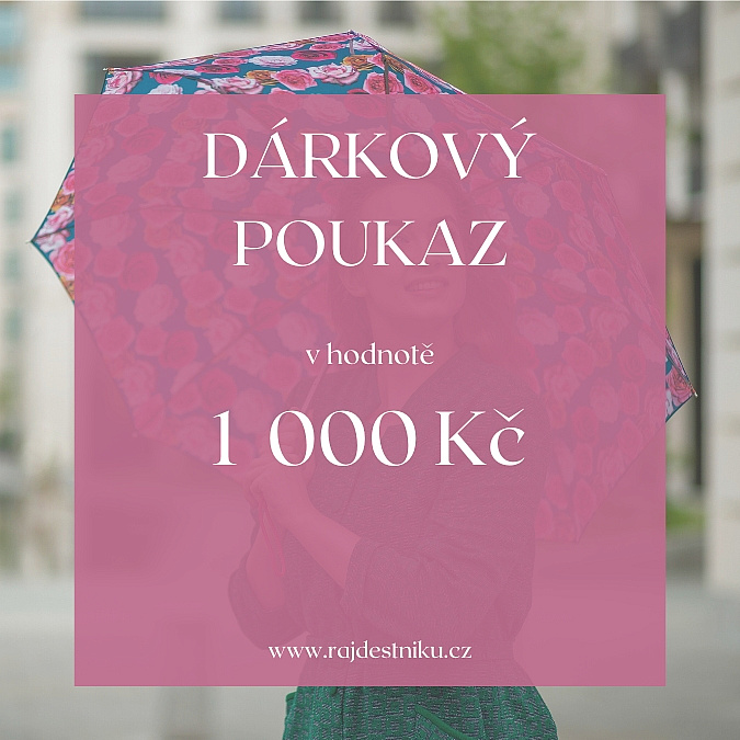 Dárkový poukaz pro ženu 1.000,- Kč